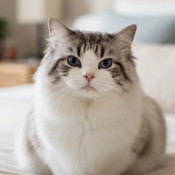 chat Ragdoll seal tabby point bicolor Travis Trycoline’s